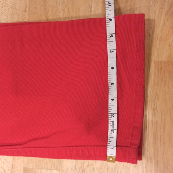 Red denim jeans for men in very good condition. Red color.34x32R - Picture 7 of 7